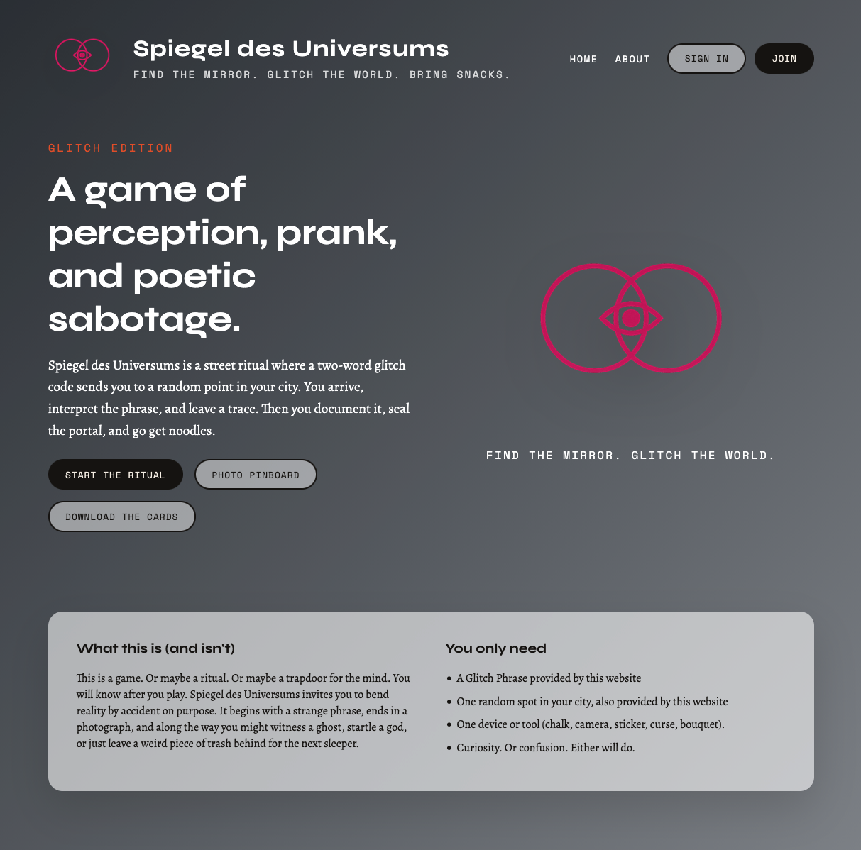 Spiegel des Universums